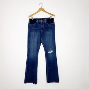 Hudson Nico Maternity Bootcut Jeans Size 34 Dark Wash